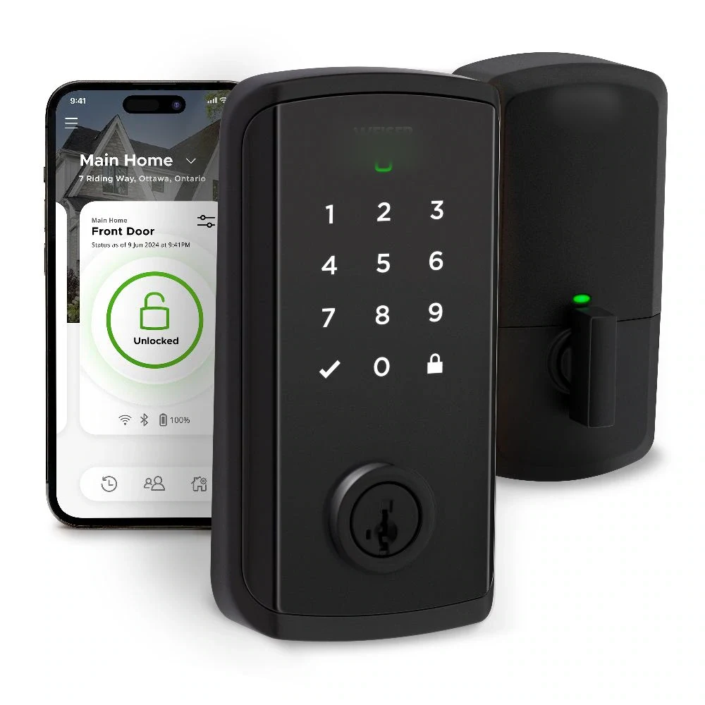 Smart Wi-Fi deadbolt with keypad